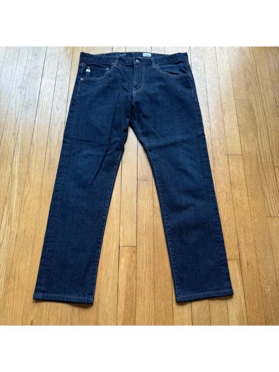 AG Adriano Goldschmied Size 36R Dark Blue Wash The Nomad Modern Slim Denim Jeans - Picture 2 of 15